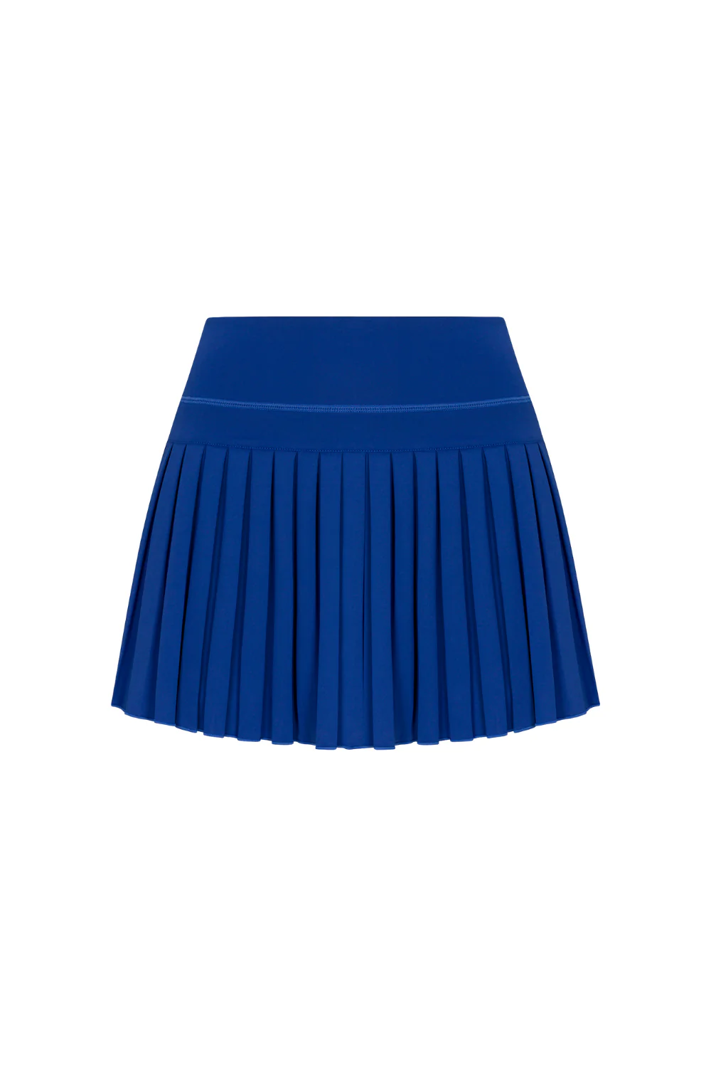 15" Mediterranean Blue Pleated Tennis Skirt - Image 2