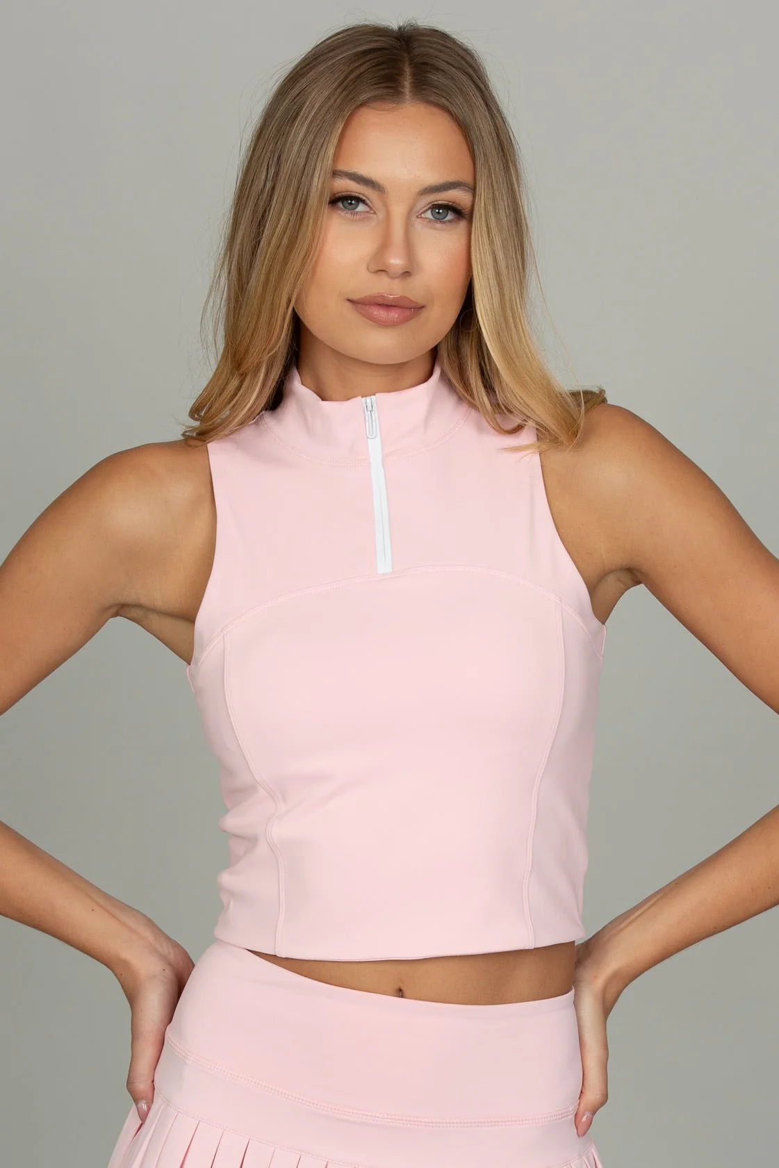 Almond Blossom Day to Night Quarter-Zip Top
