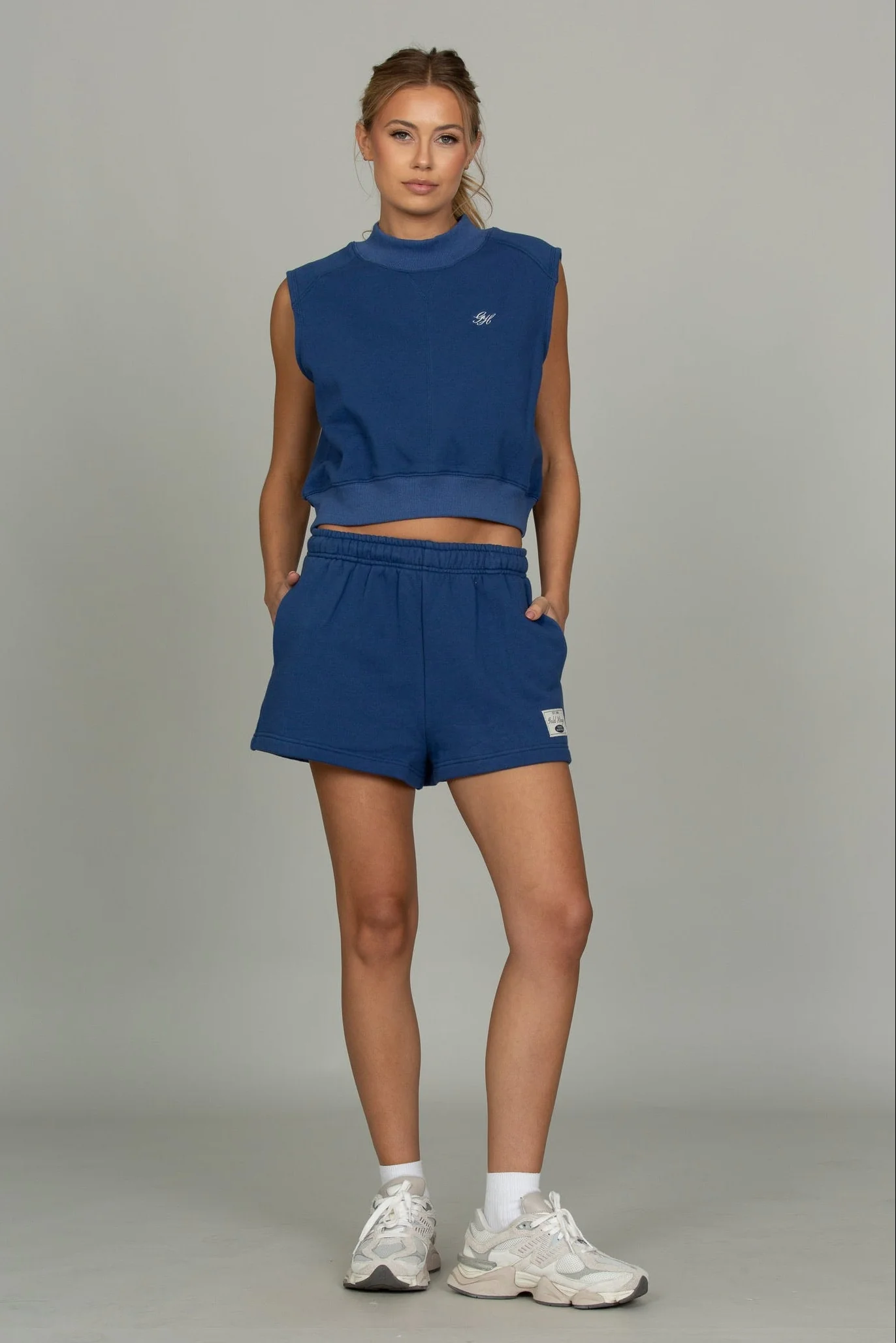 Azure Mock Neck Sleeveless Top 2.0 - Image 7