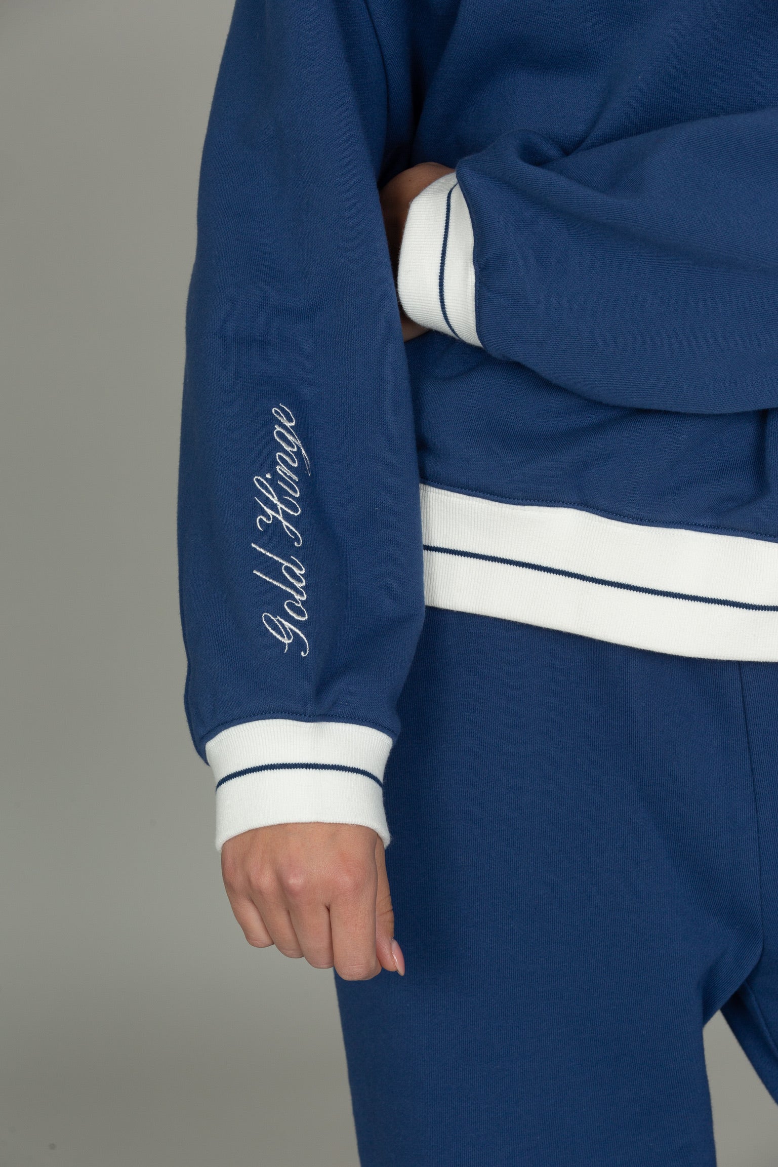 Azure Prep Stripe Mock Neck - Image 4