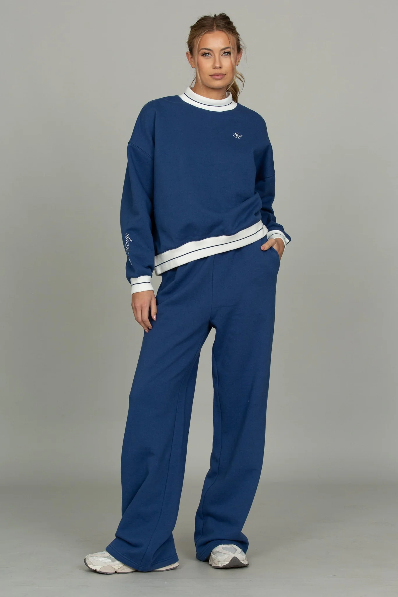 Azure Prep Stripe Mock Neck - Image 7