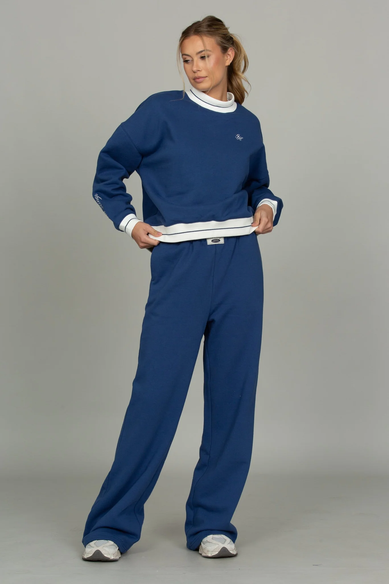 Azure Prep Stripe Mock Neck - Image 8