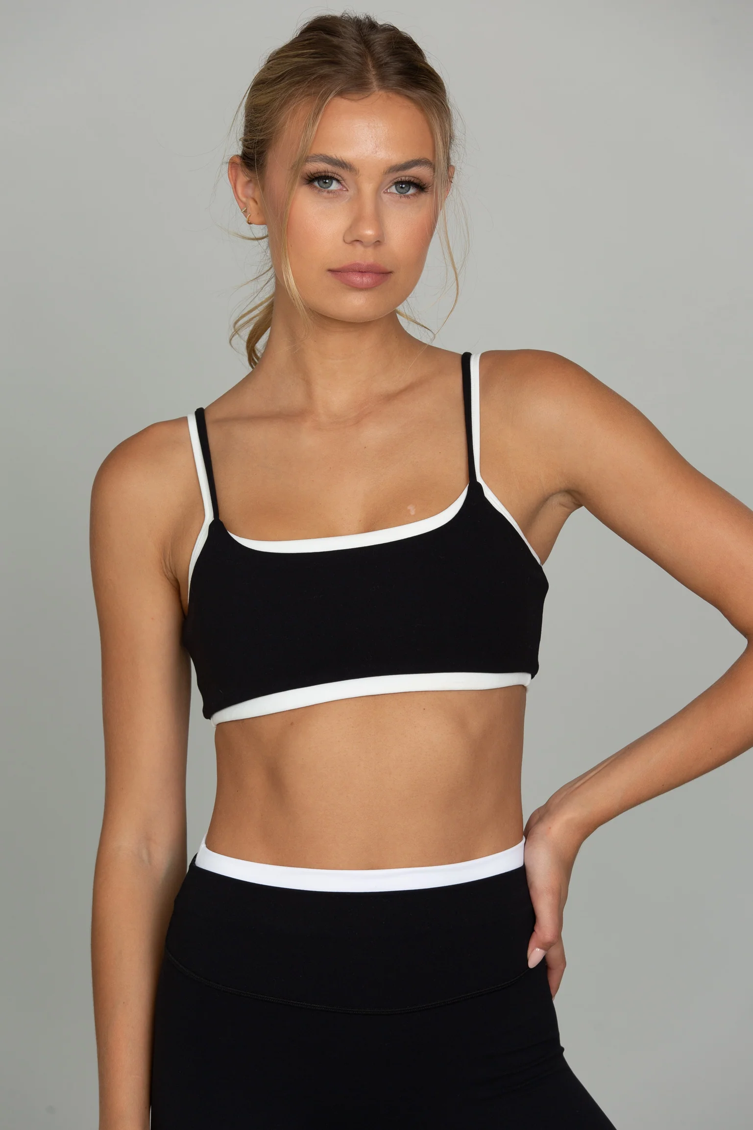 Black Double Layer StrydeForm Bra - Image 4
