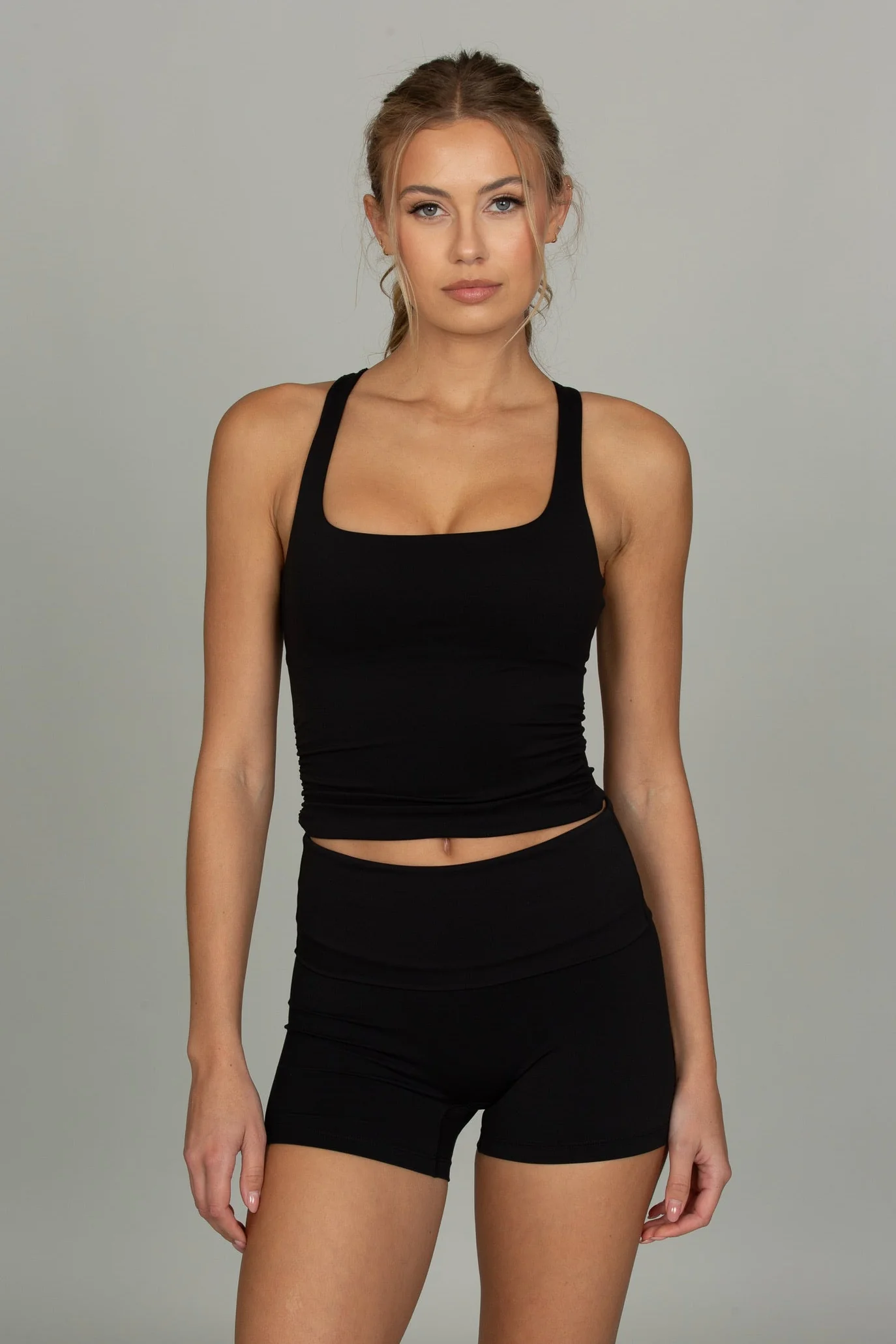 Black Essential Foldover Short - Image 5