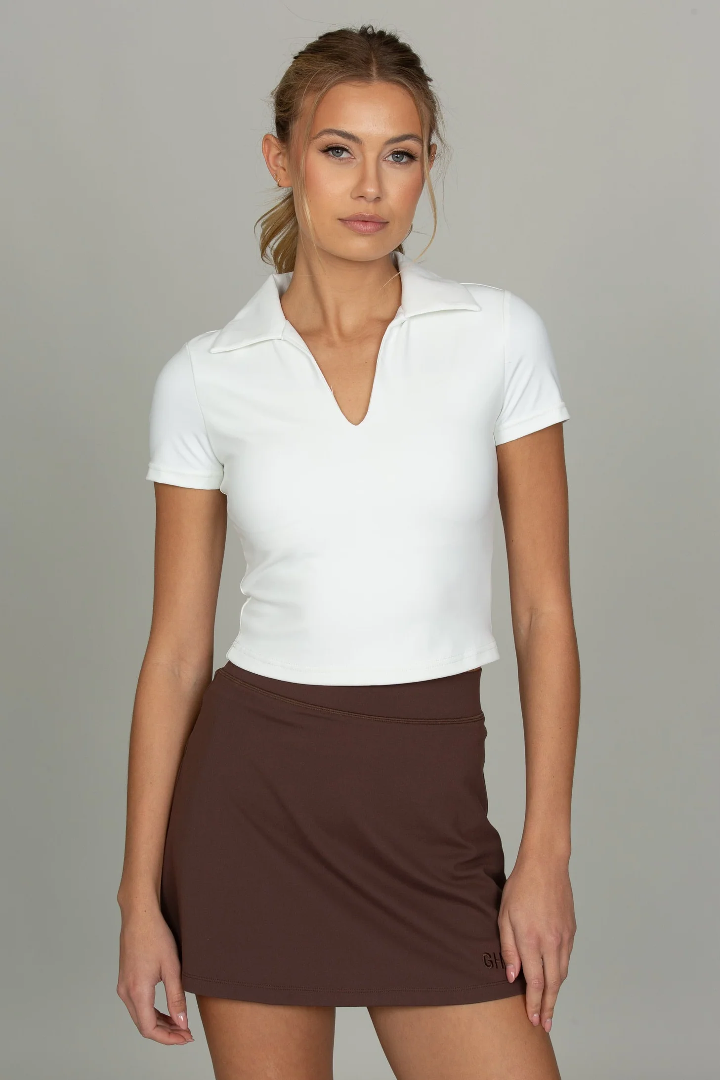 Chocolate MotionCloud A-Line Skirt - Image 5