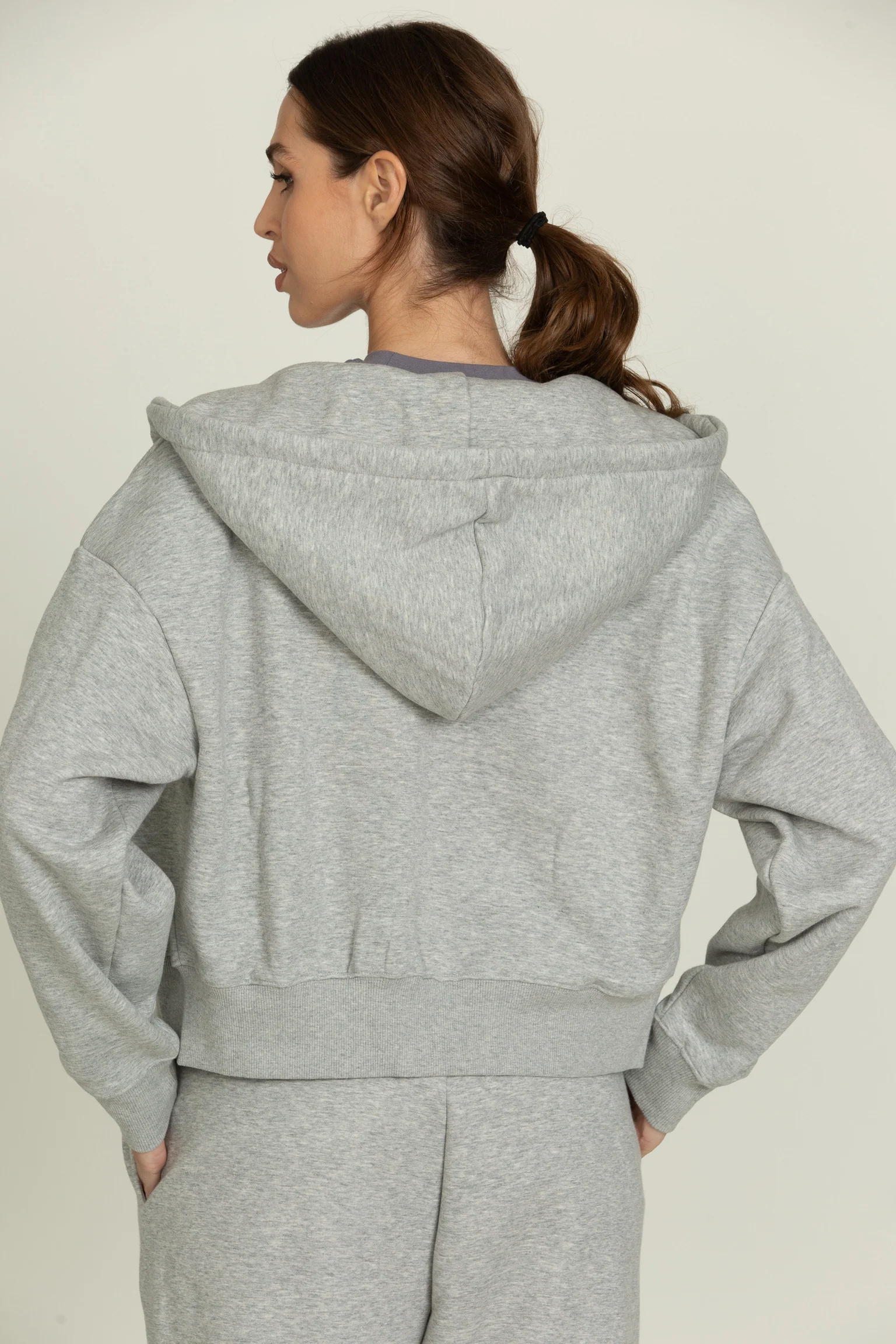 Heather Grey Everyday Full Zip - Image 3