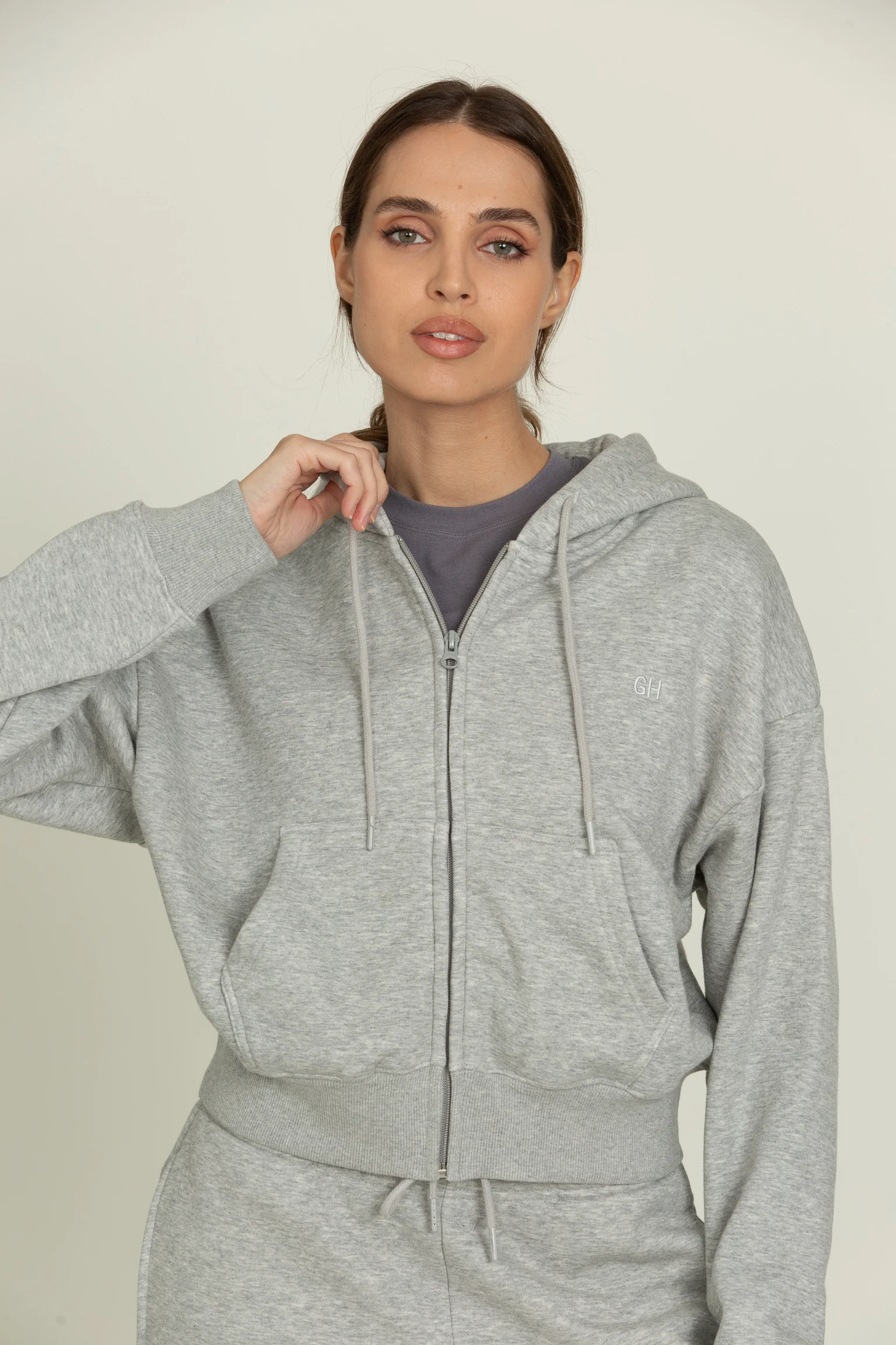 Heather Grey Everyday Full Zip - Image 4