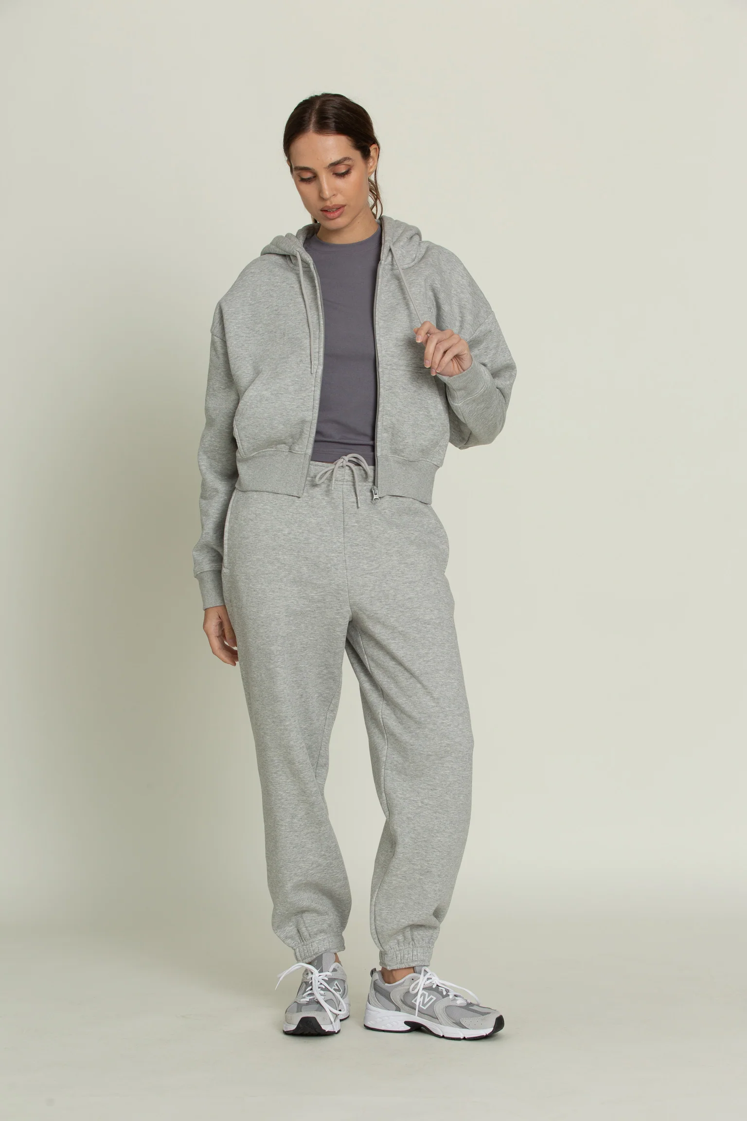 Heather Grey Everyday Full Zip - Image 5