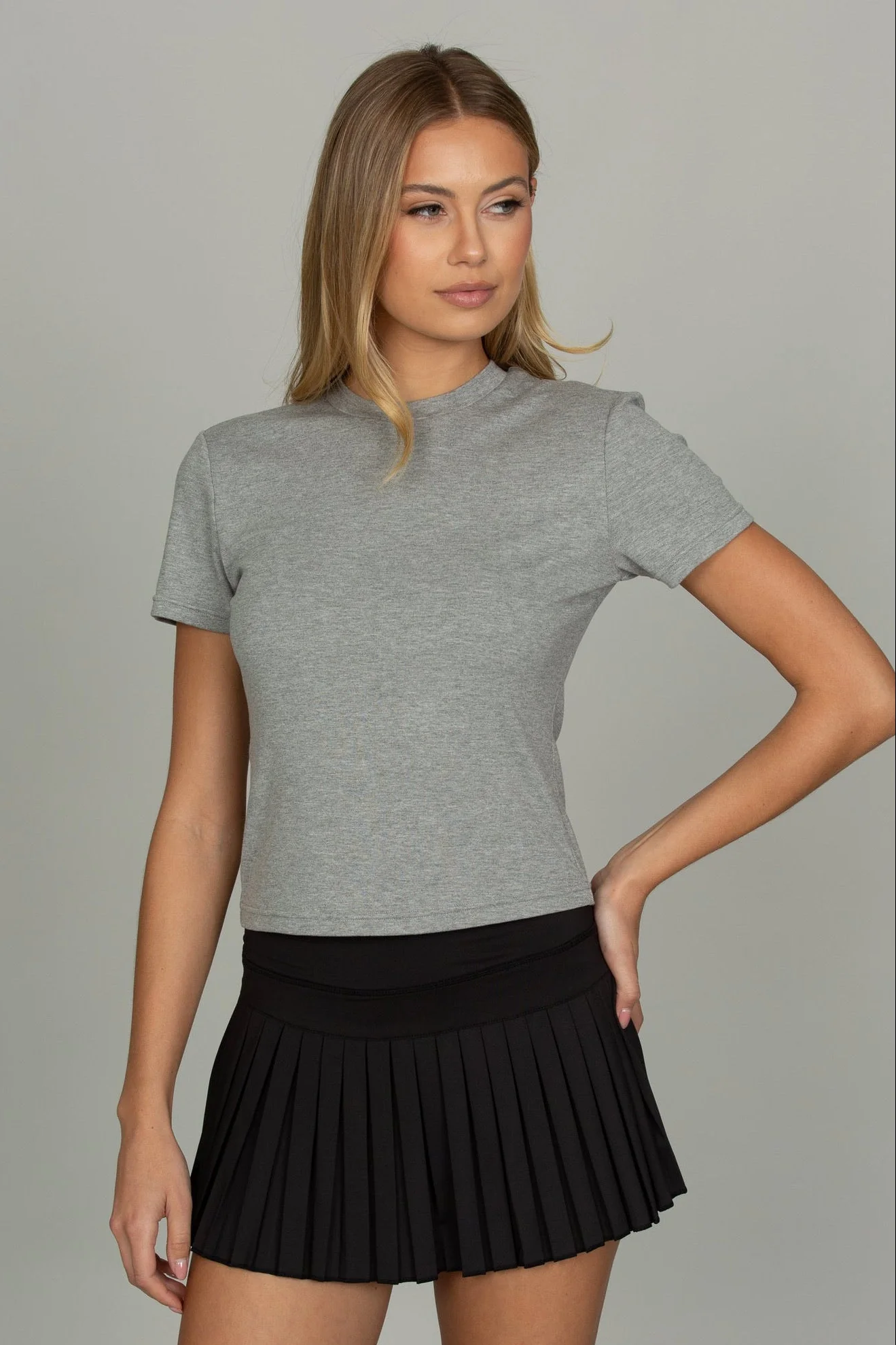 Heather Grey Everyday Tee - Image 4