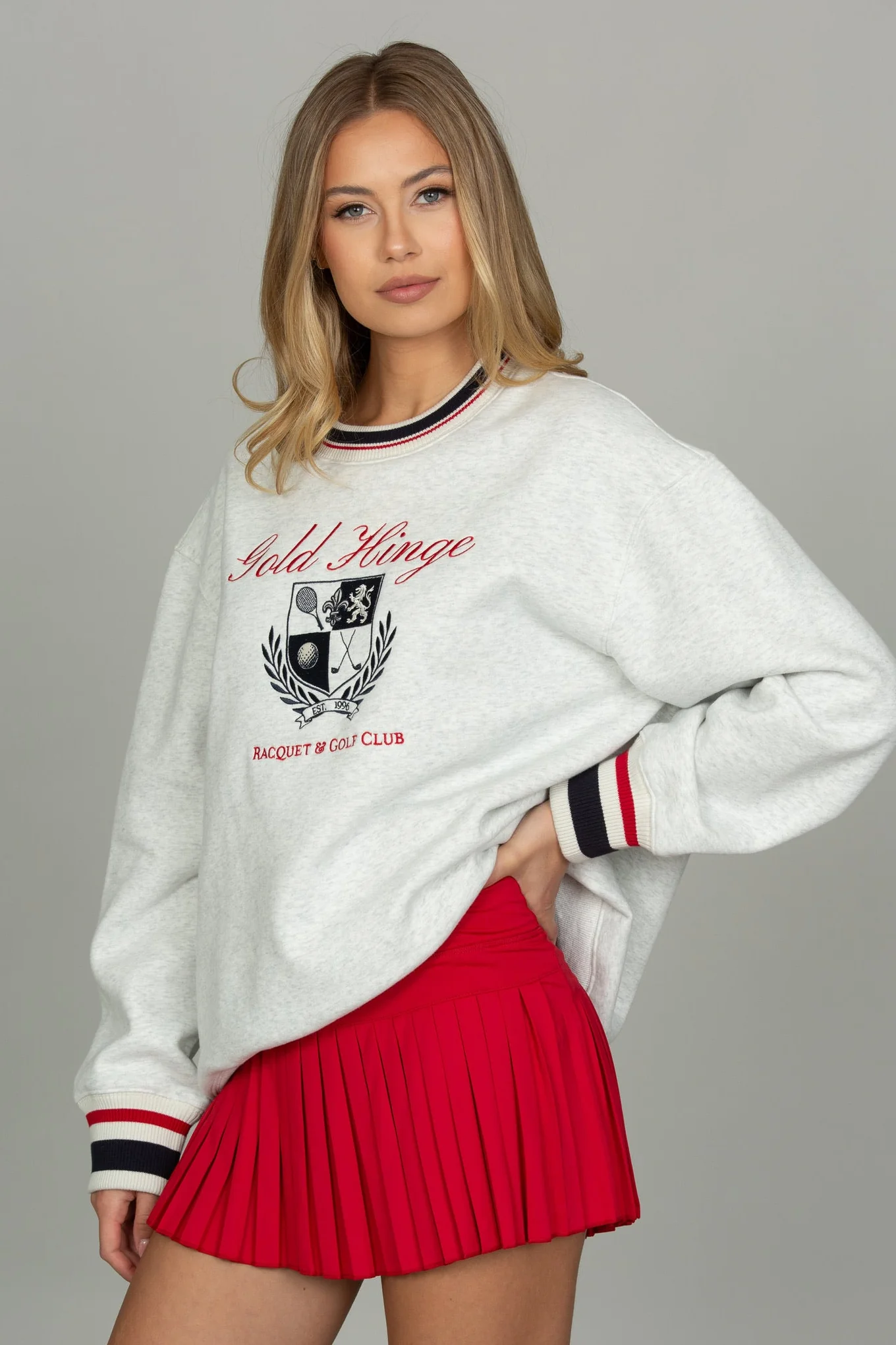Heather Grey Heritage Crewneck - Image 4