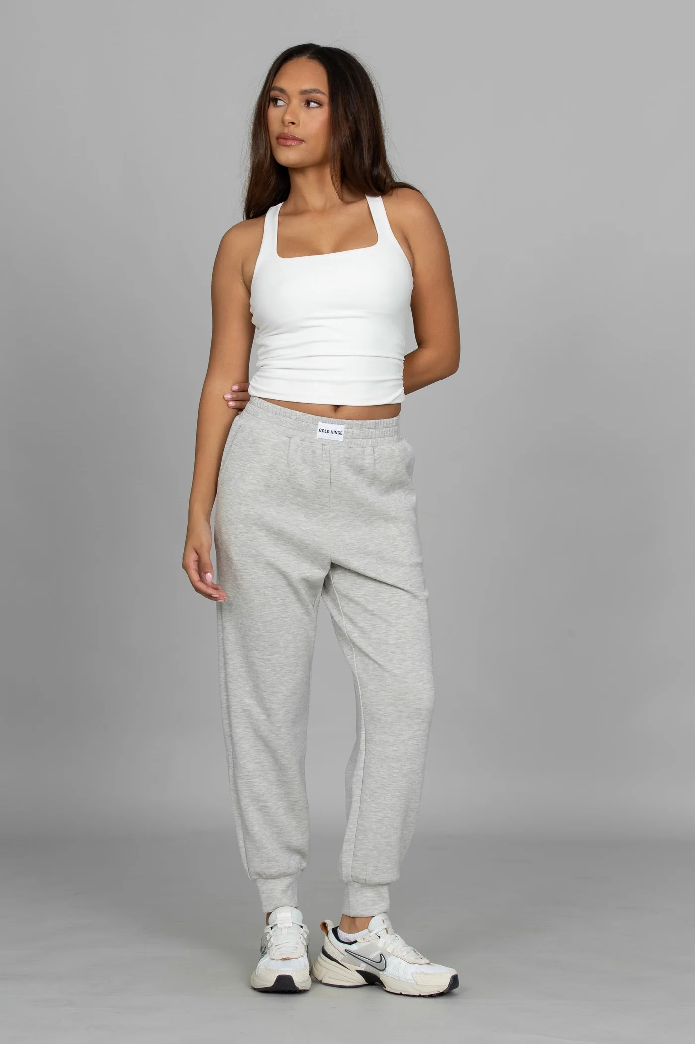 Heather Grey LuxeSoft Lounge Jogger - Image 5