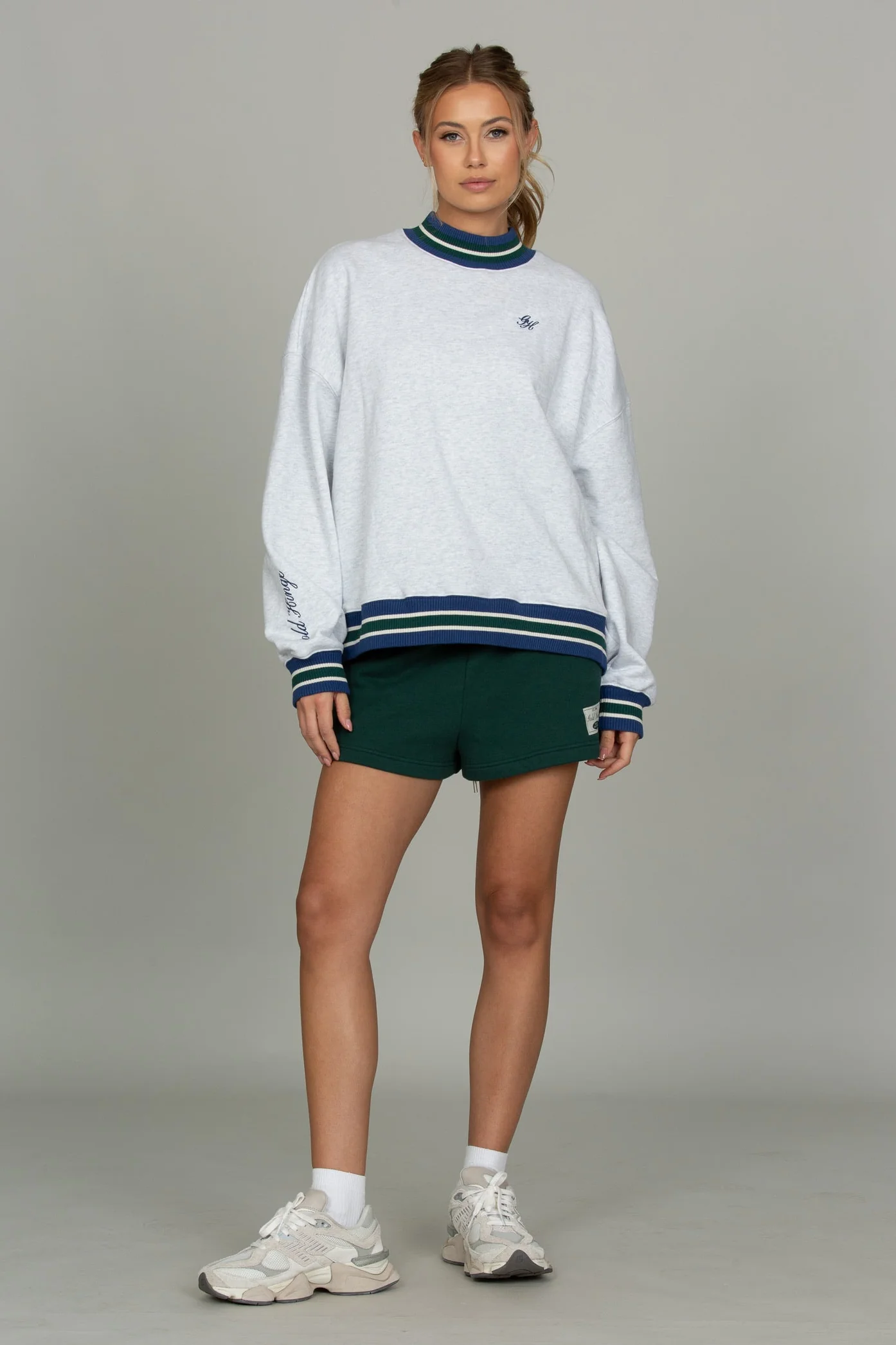 Heather Grey Prep Courtside Mock Neck - Image 7