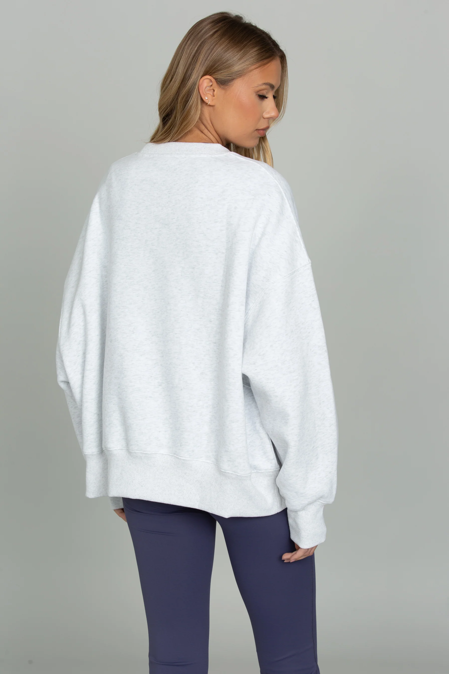 Heather Indigo GH Wide Arm Sweatshirt - Image 3