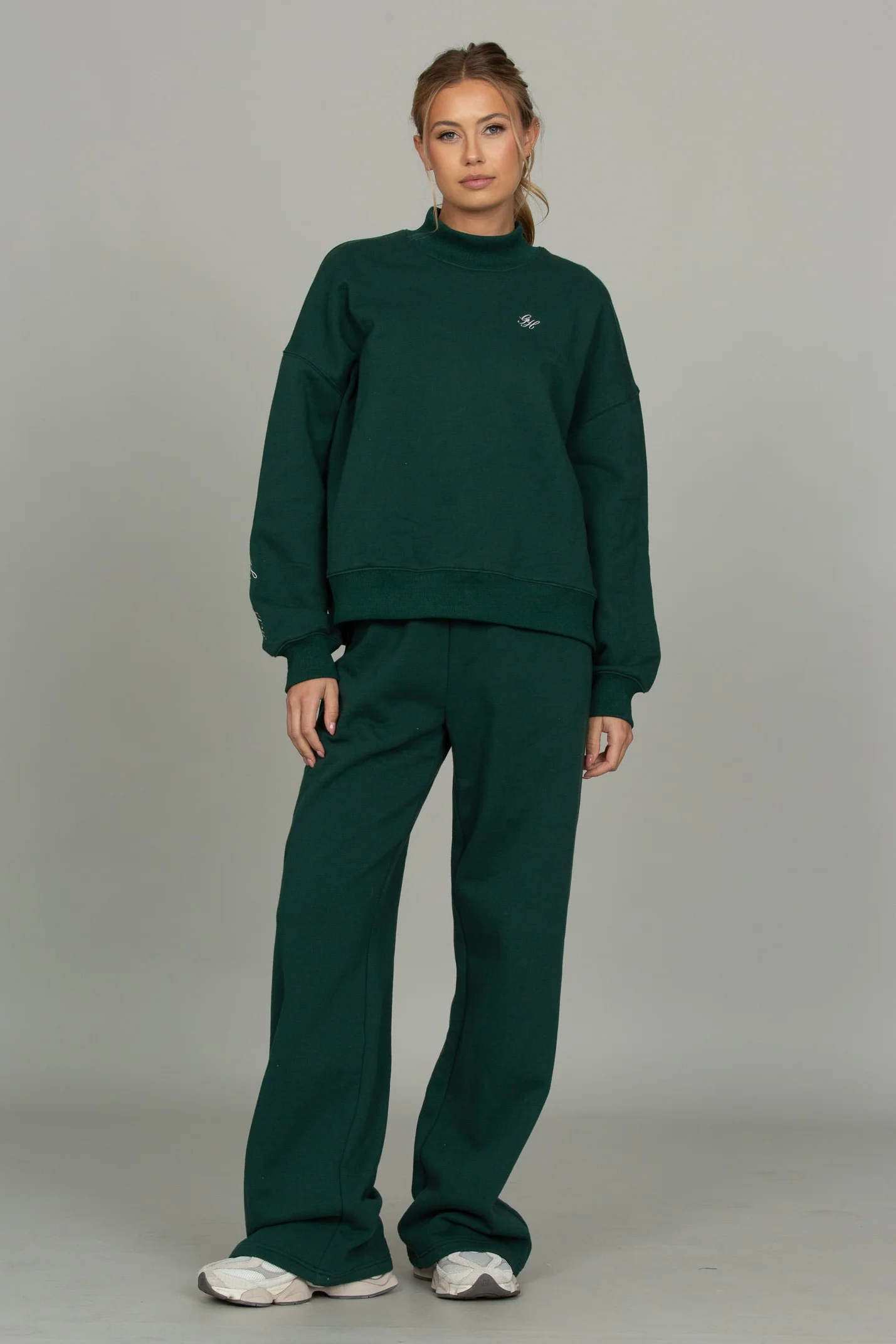 Hunter Green Prep Mock Neck - Image 6