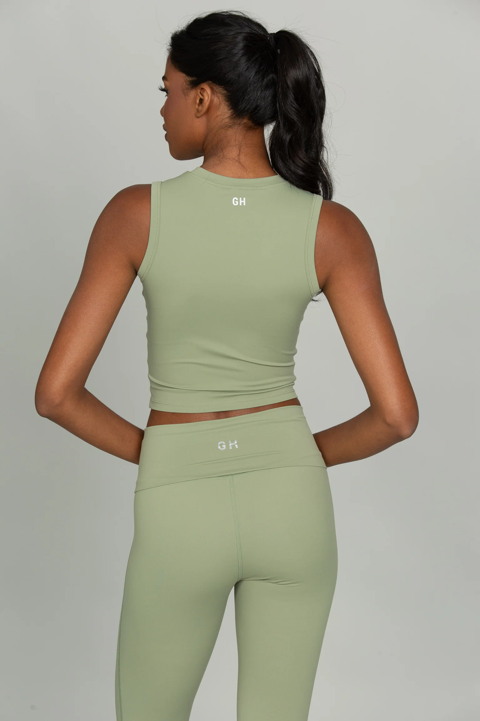 Matcha CoreSculpt Crop Tank - Image 3