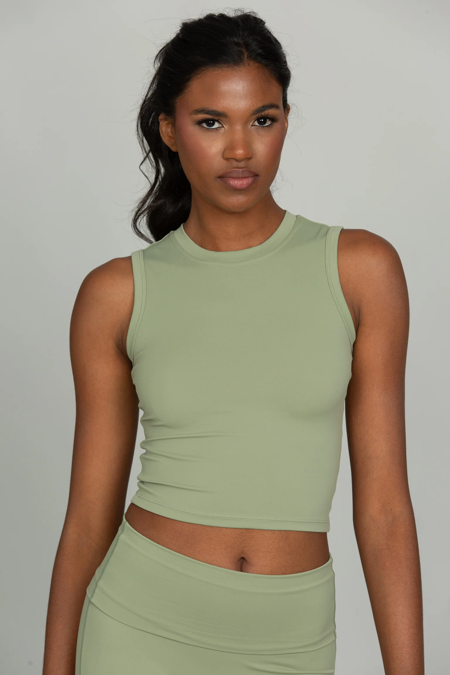 Matcha CoreSculpt Crop Tank - Image 5