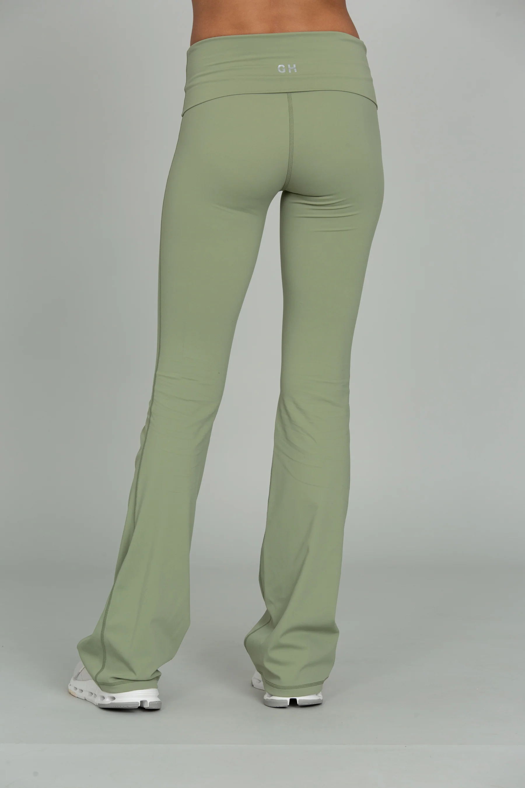 Matcha Essential Foldover Flare Pant - Image 4