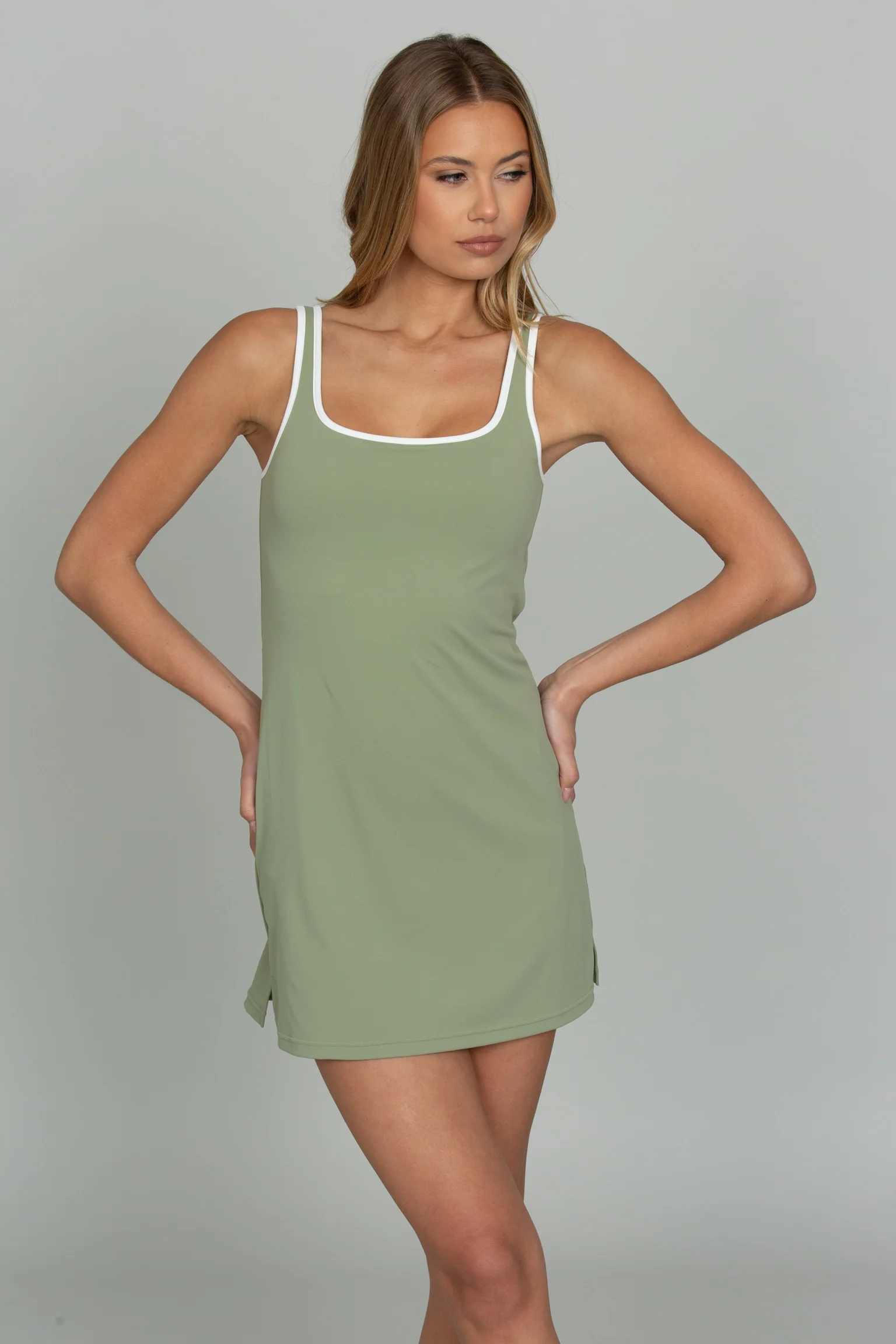 Matcha Open Back Active Dress - Image 3