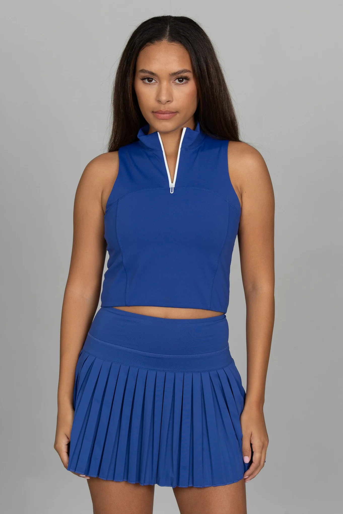 Mediterranean Blue Day to Night Quarter-Zip Top - Image 4