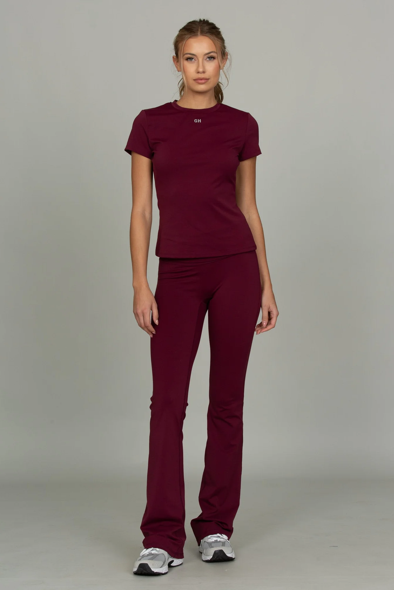 Merlot Essential Foldover Flare Pant - Image 7