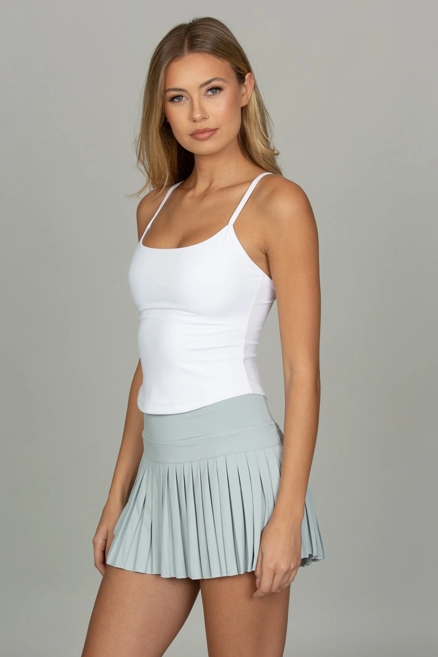 Mist Pleated Tennis Skirt - Image 5