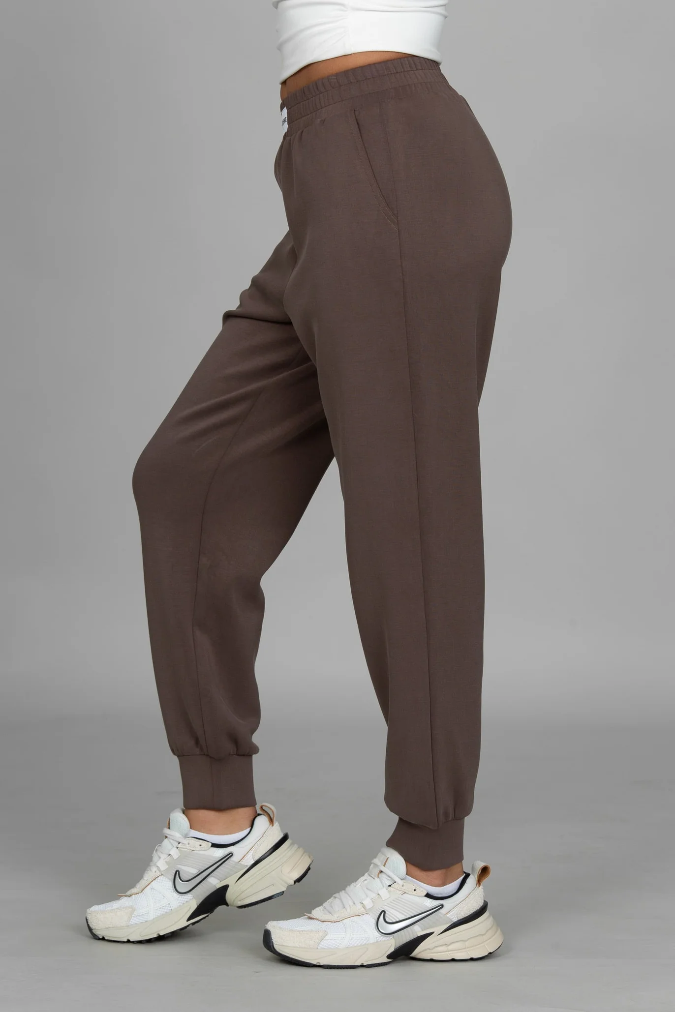 Mocha LuxeSoft Lounge Jogger - Image 3