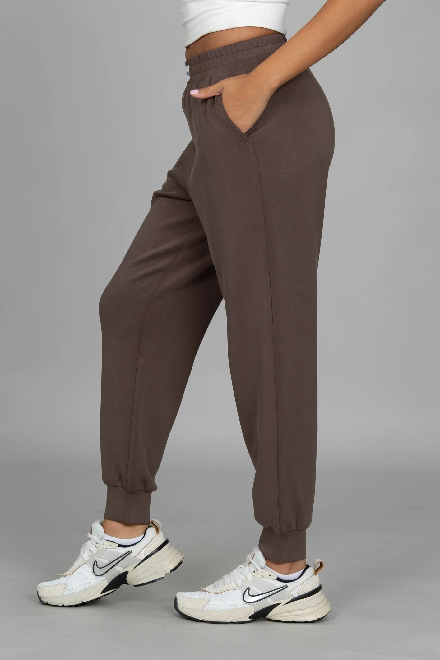 Mocha LuxeSoft Lounge Jogger - Image 4
