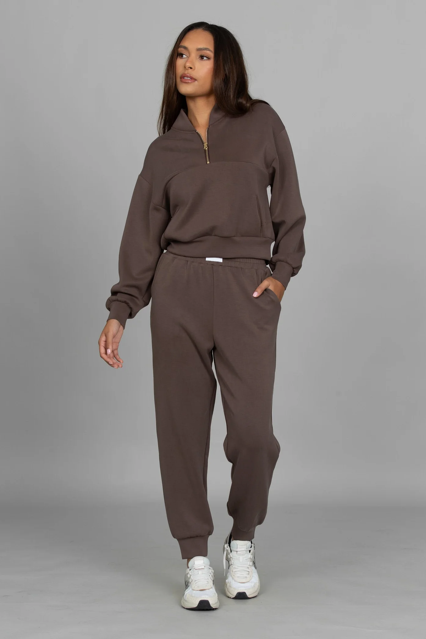 Mocha LuxeSoft Lounge Jogger - Image 6