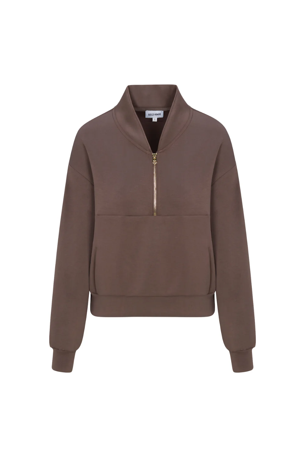 Mocha LuxeSoft Lounge Quarter Zip - Image 2