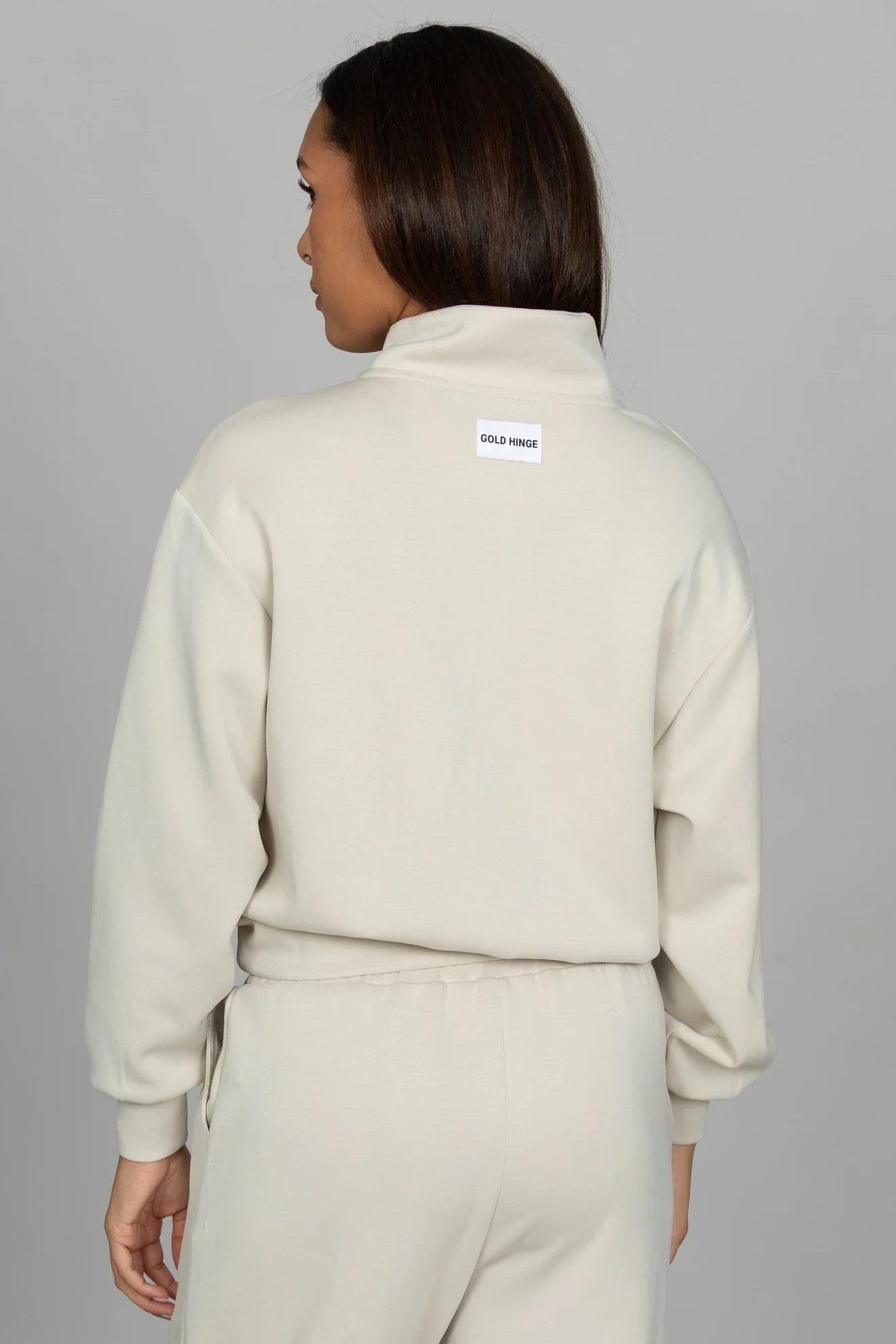 Natural LuxeSoft Lounge Quarter Zip - Image 3