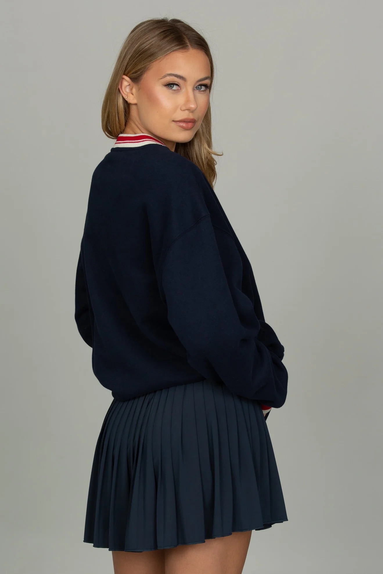 Navy Heritage Crewneck - Image 3