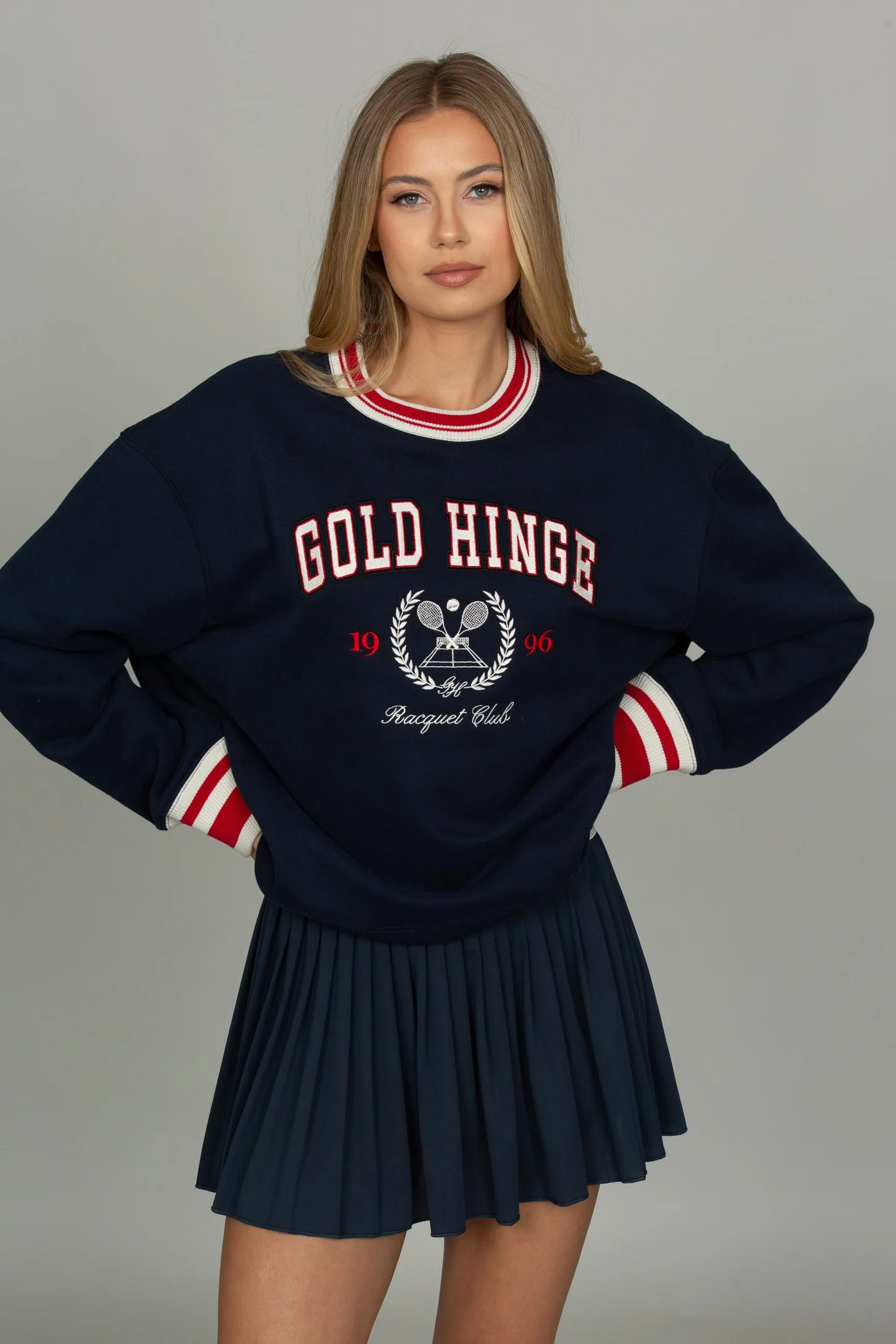 Navy Heritage Crewneck - Image 4