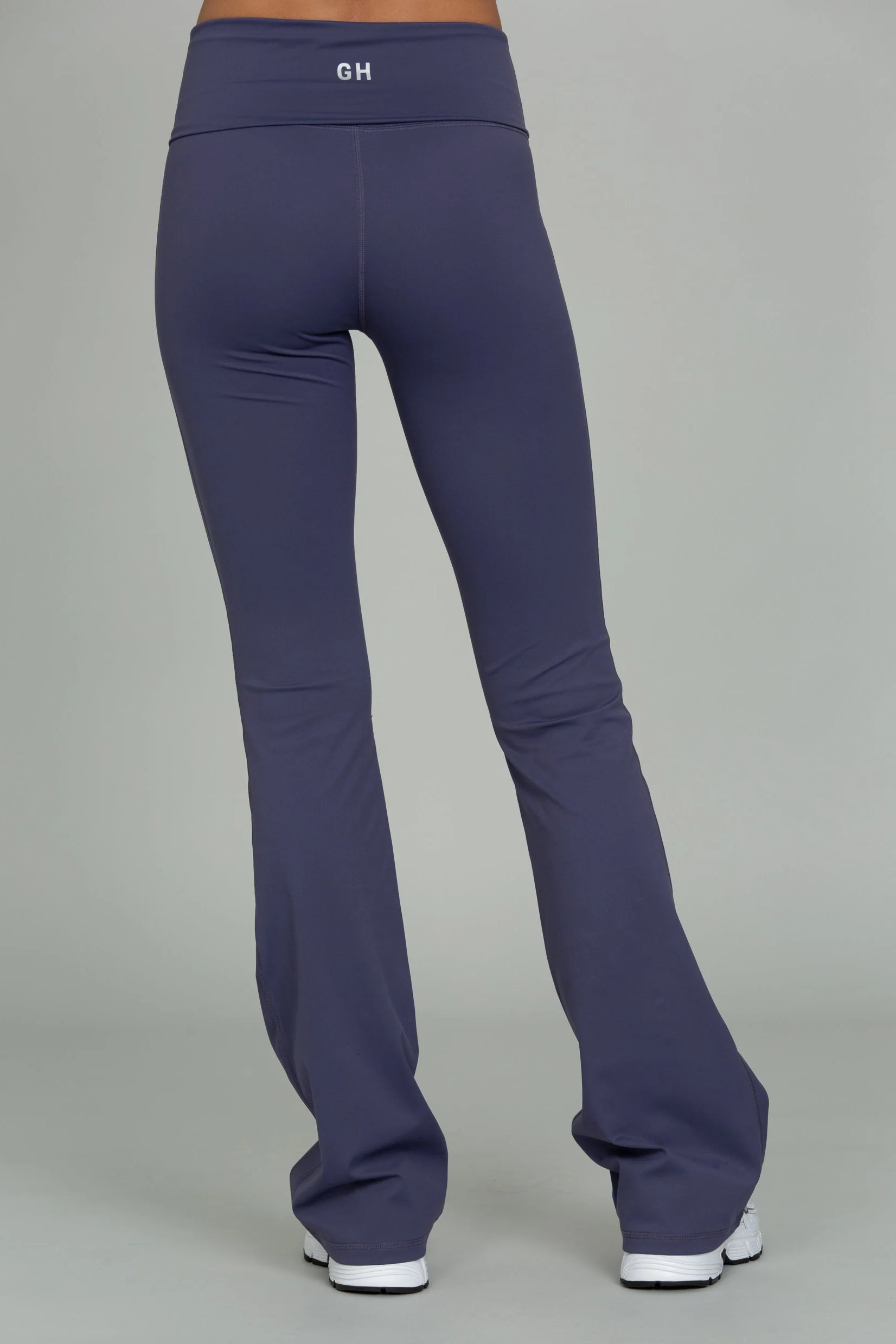 Pale Indigo Essential Foldover Flare Pant - Image 3