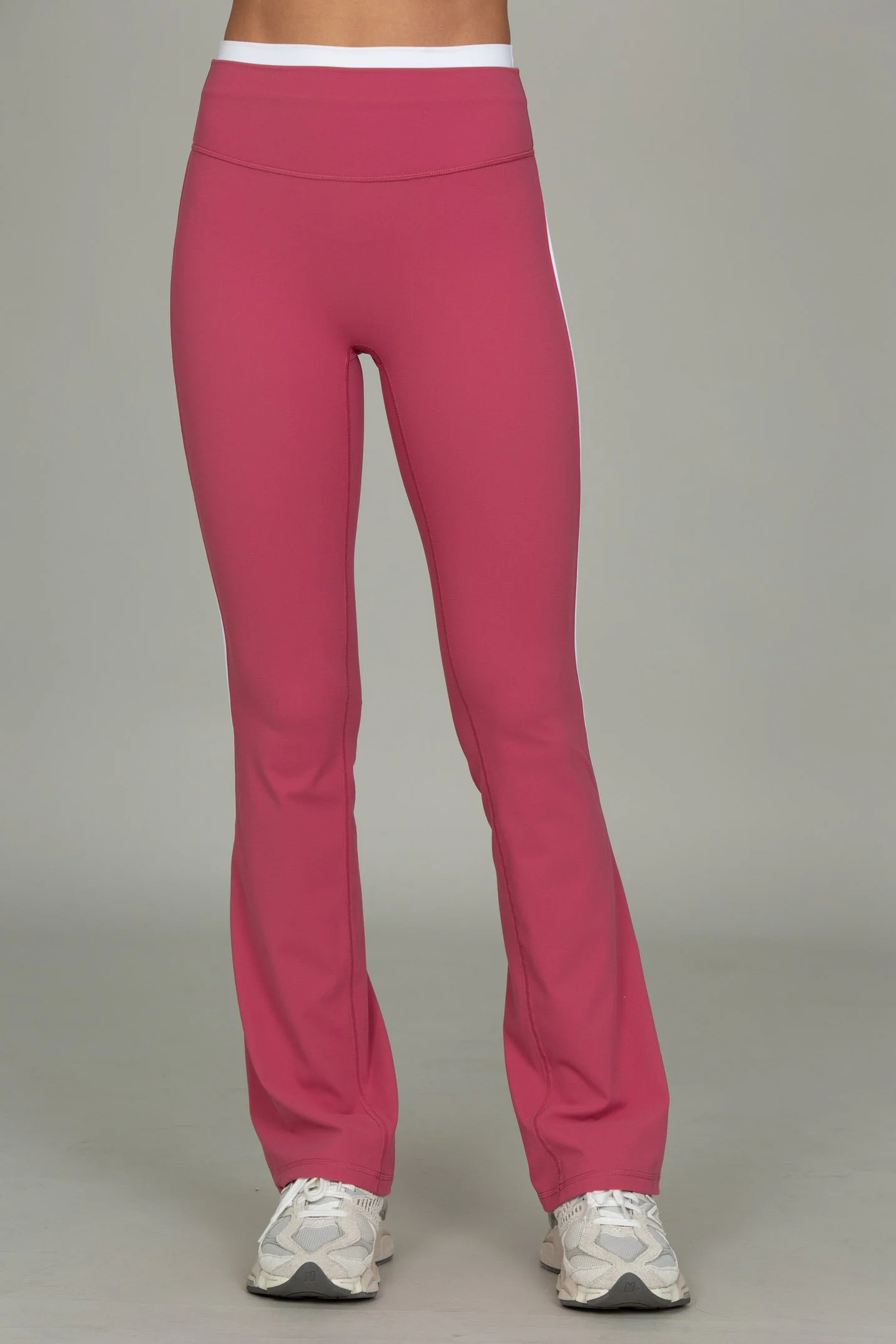 Raspberry Double Waist StrydeForm Flare Pant