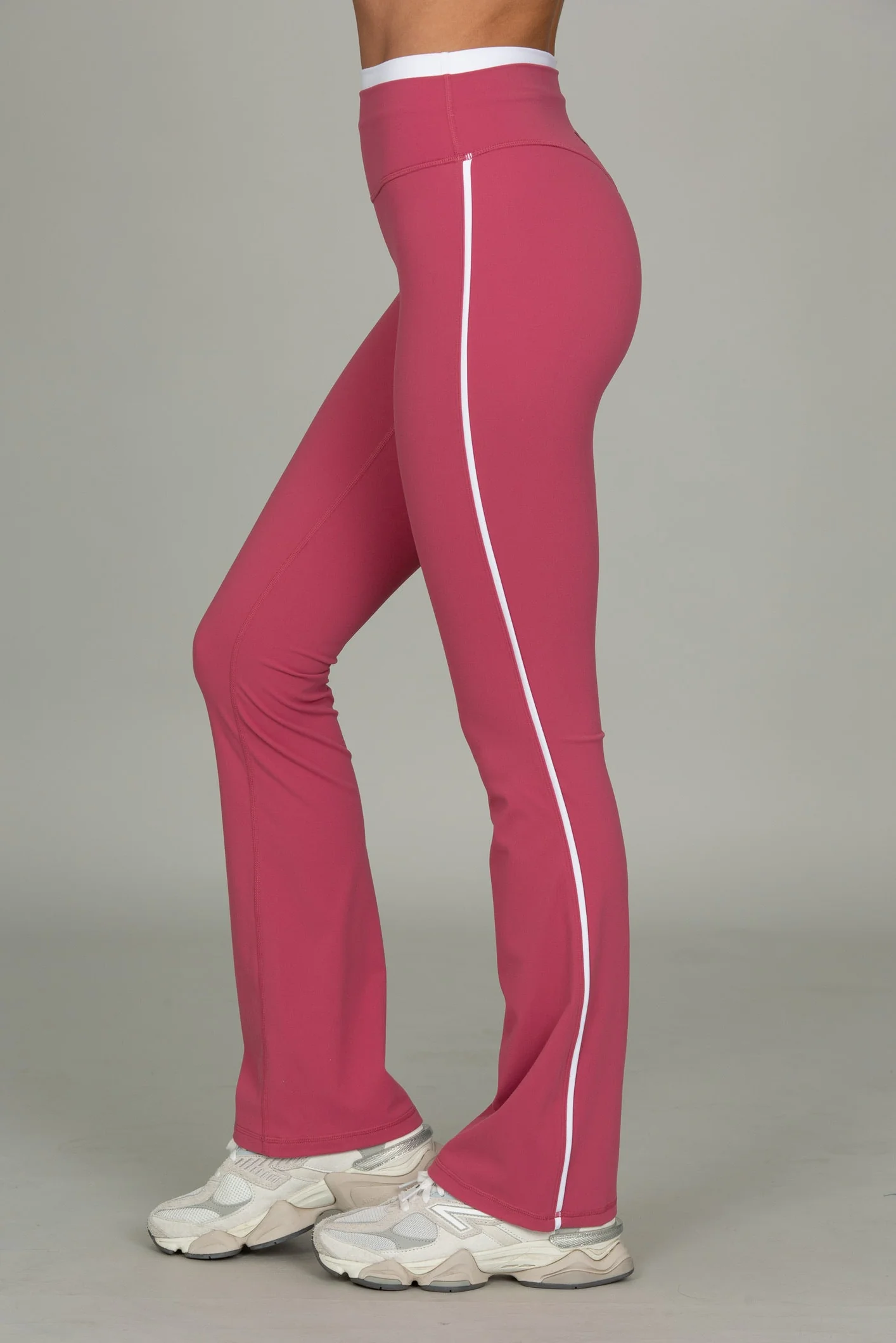 Raspberry Double Waist StrydeForm Flare Pant - Image 3