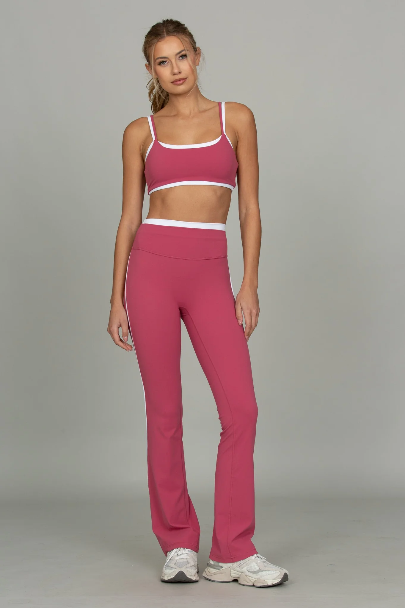 Raspberry Double Waist StrydeForm Flare Pant - Image 6