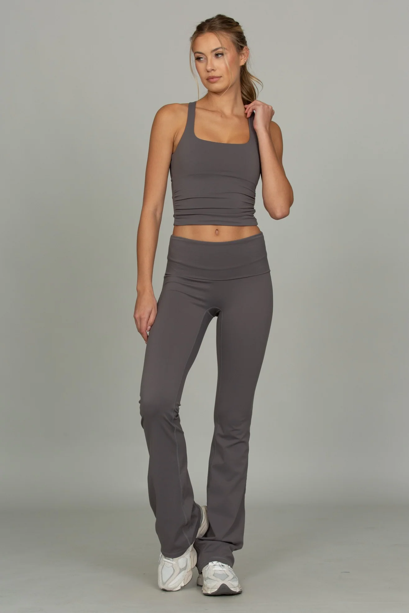 Shadow Grey CoreSculpt Cutout Tank - Image 8