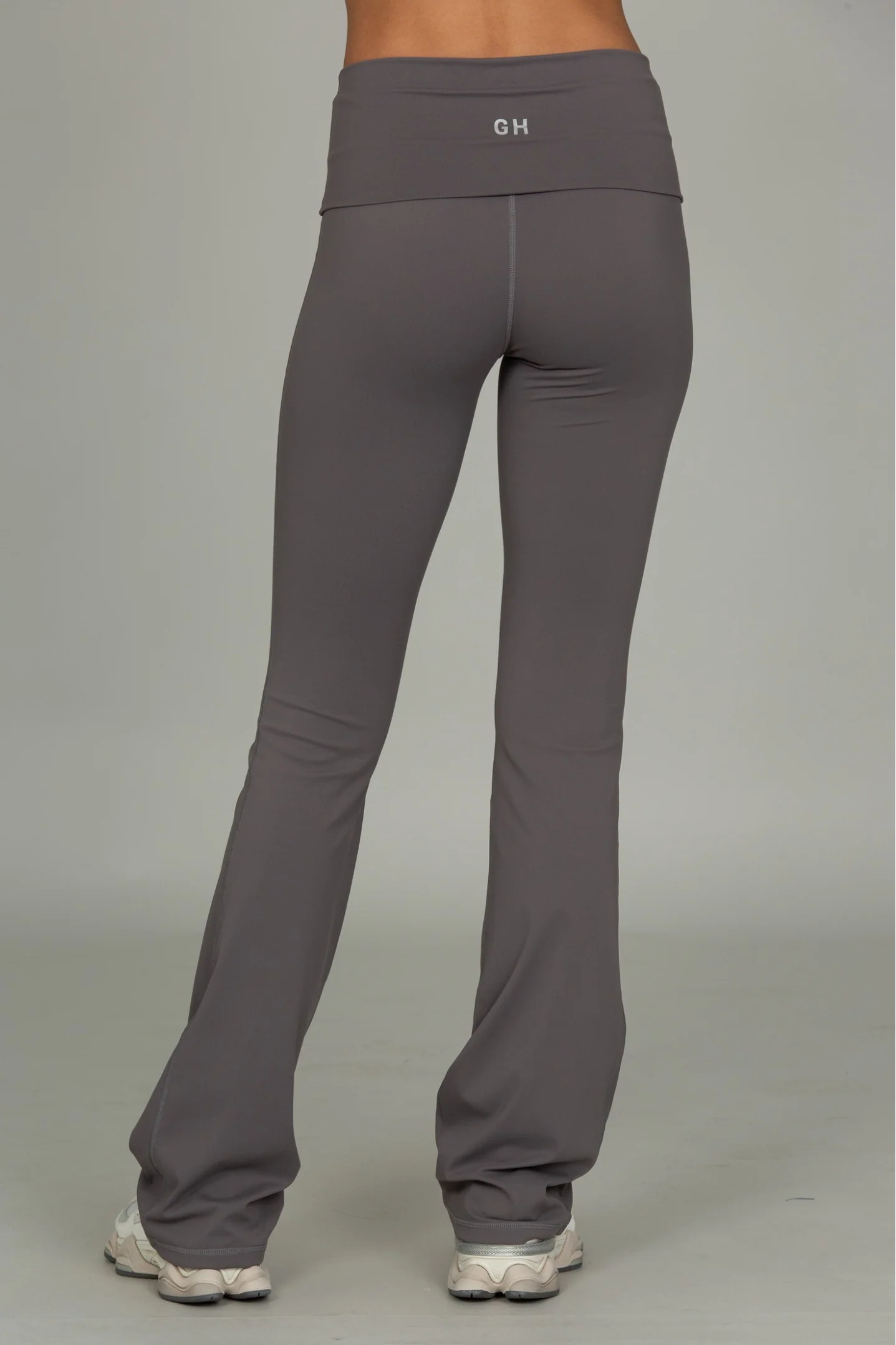 Shadow Grey Essential Foldover Flare Pant - Image 3
