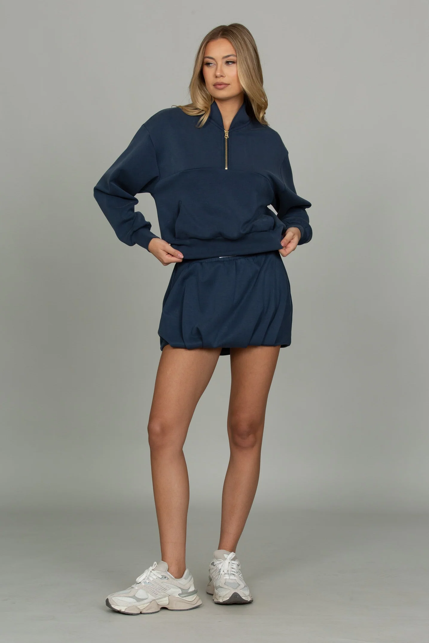 Stone Navy LuxeSoft Bubble Skirt - Image 7