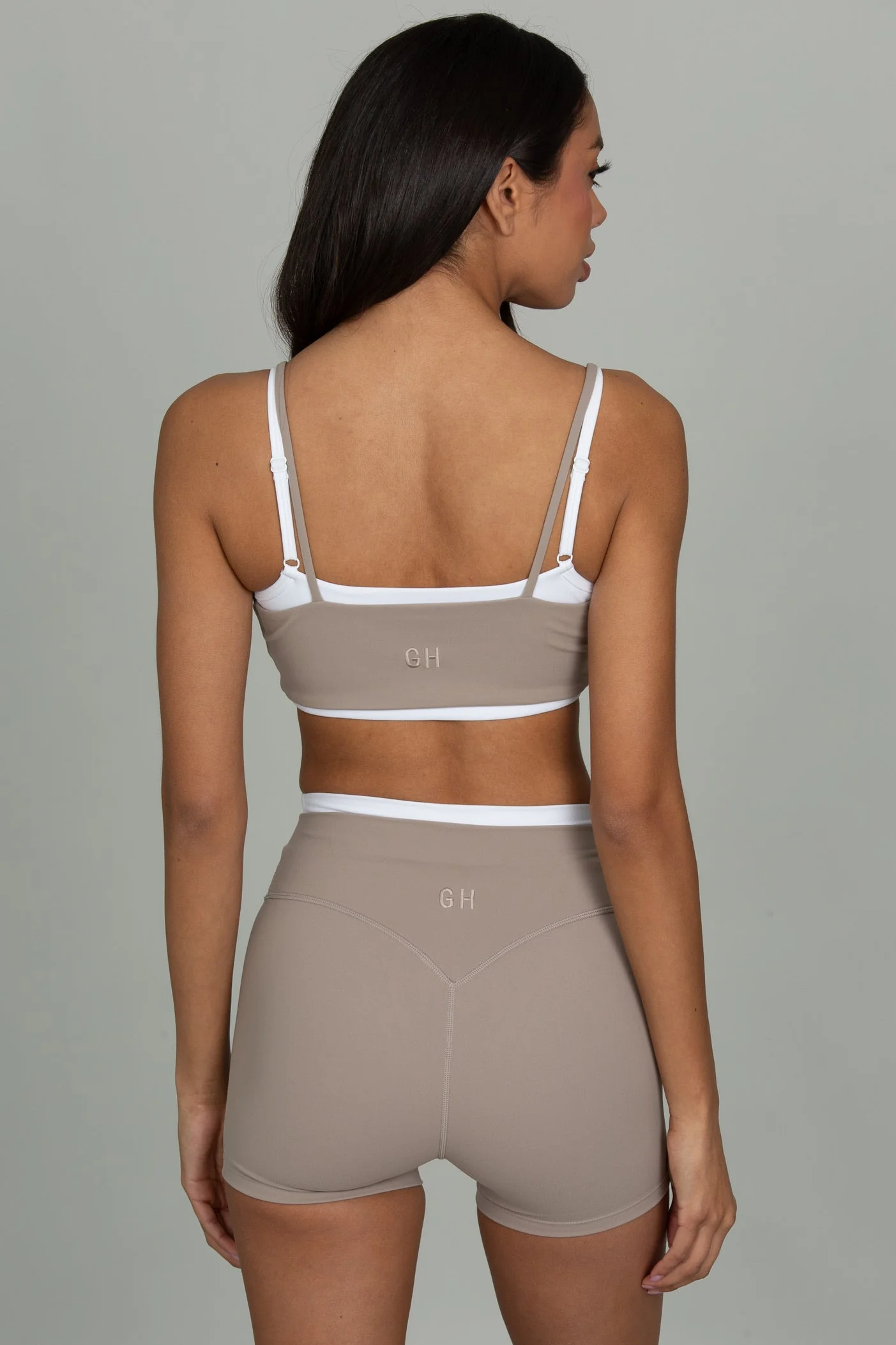 Taupe Double Waist StrydeForm Short - Image 3