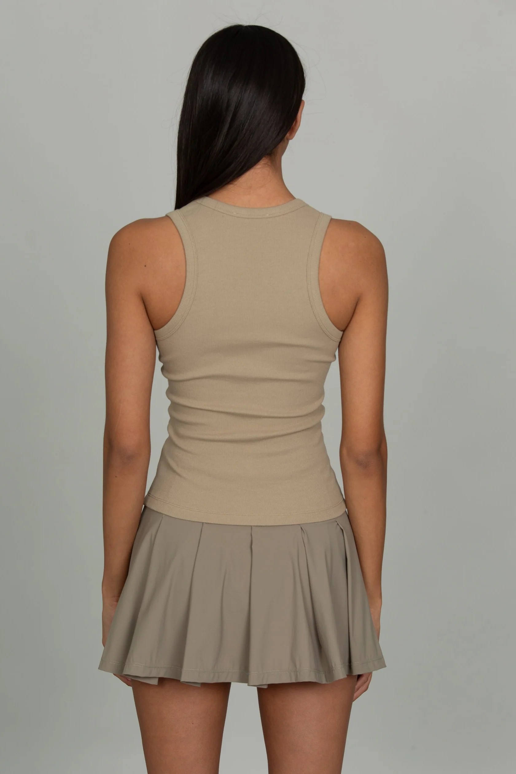 Travertine Courtside Pleated Tennis Skirt - Image 3
