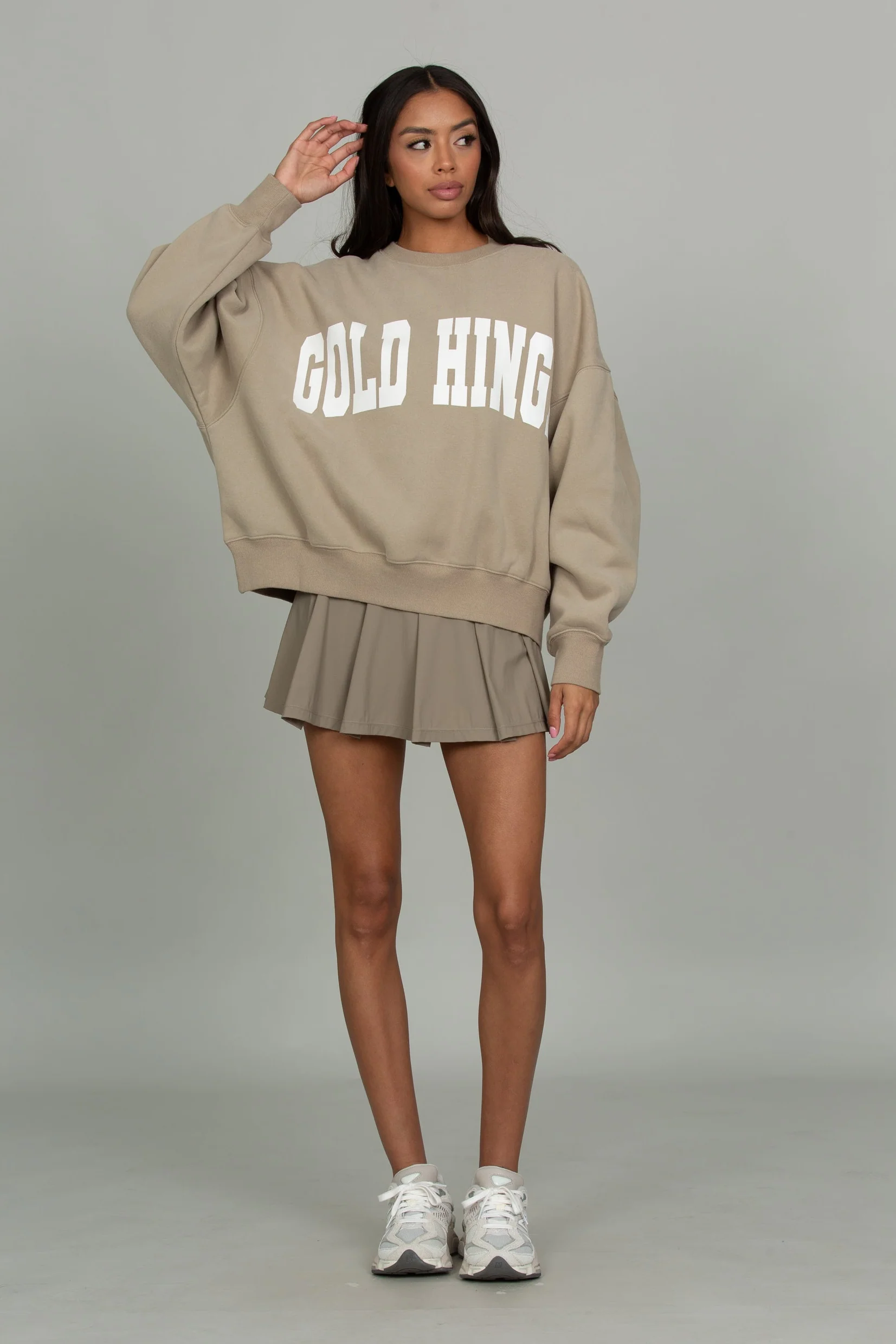 Travertine Courtside Pleated Tennis Skirt - Image 9