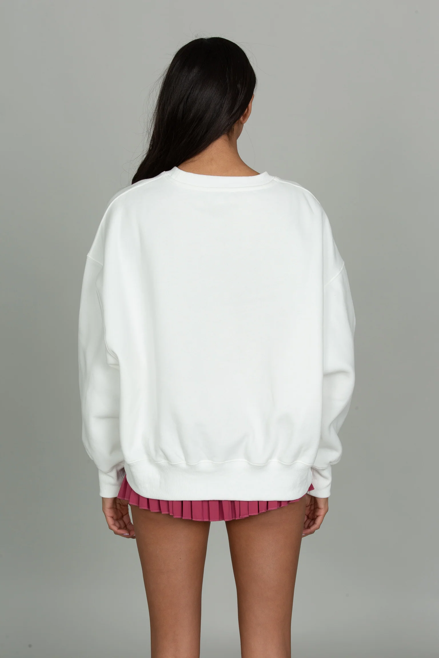 White Raspberry GH Wide Arm Sweatshirt - Image 3