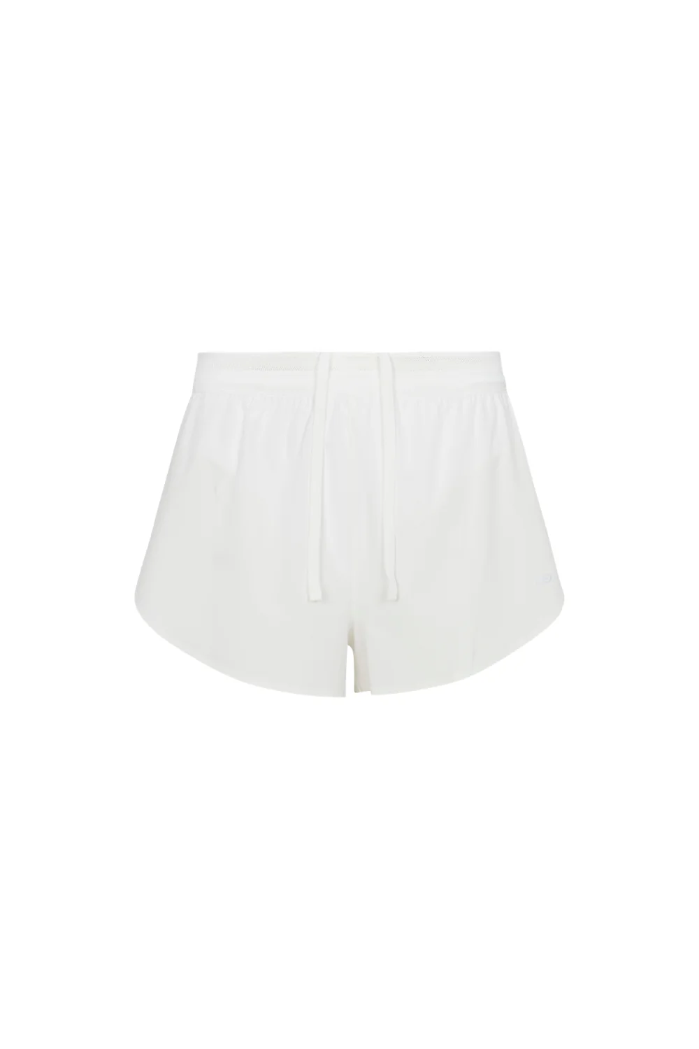 White Split Run Short - Image 2