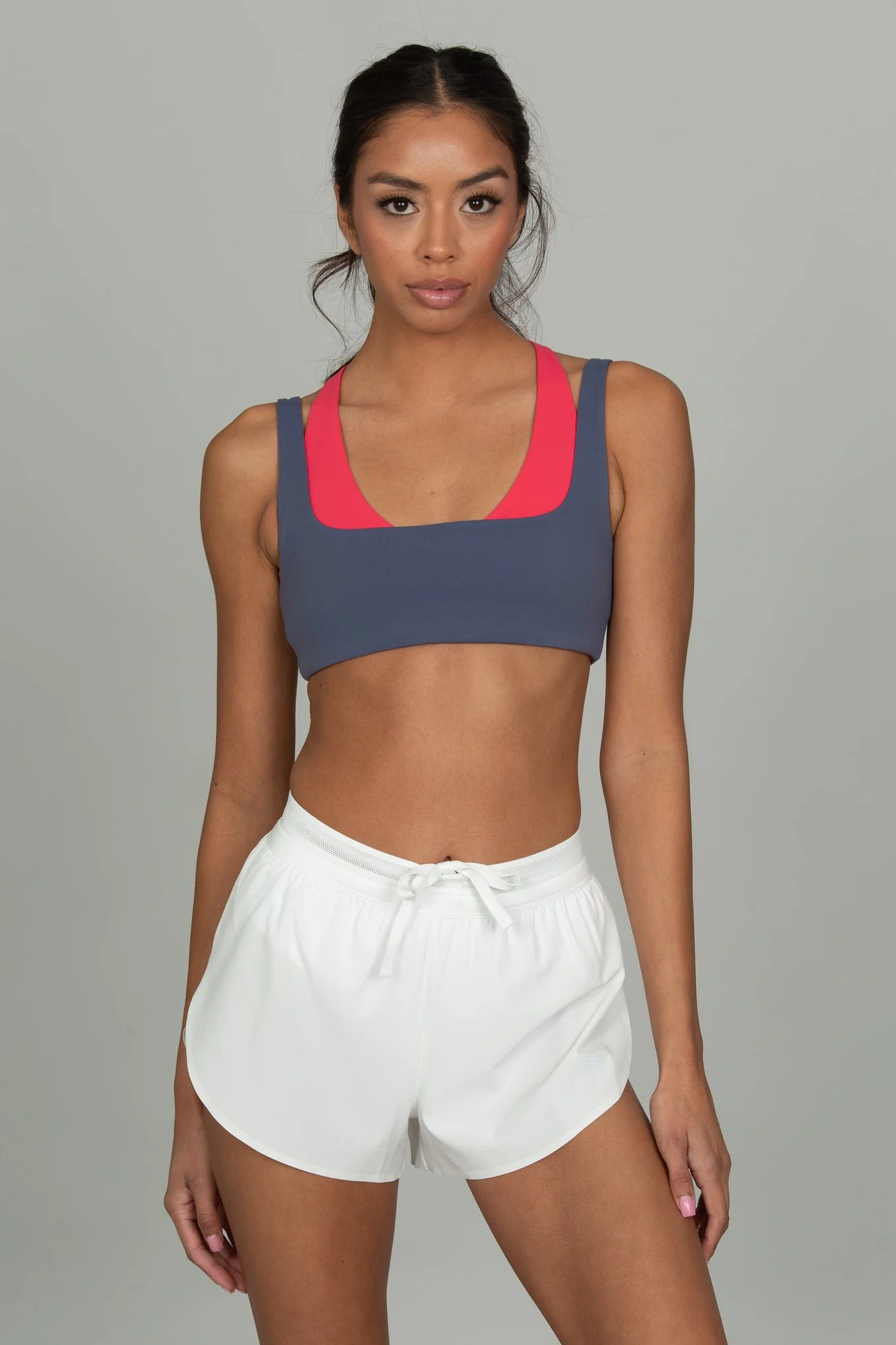 White Split Run Short - Image 5